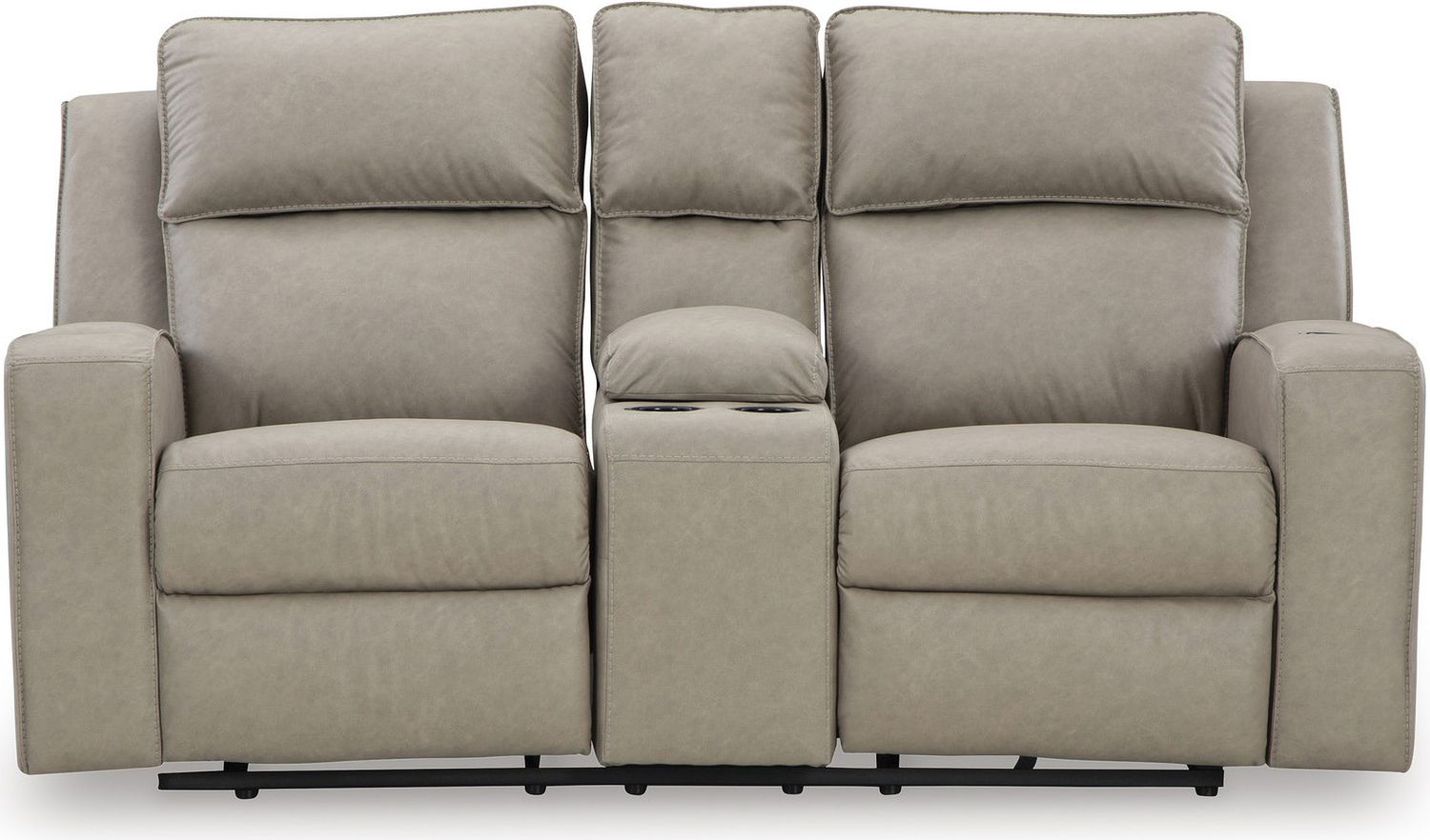 Lavenhorne Reclining Living Room Set With Drop Down Table In Pebble 63307U1