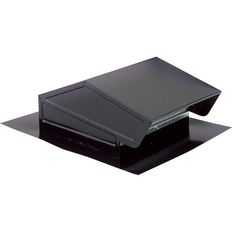 Broan-NuTone Steel Roof Cap for 6-Inch Round Duct with Backdraft Damper and Bird Screen, Black view 2