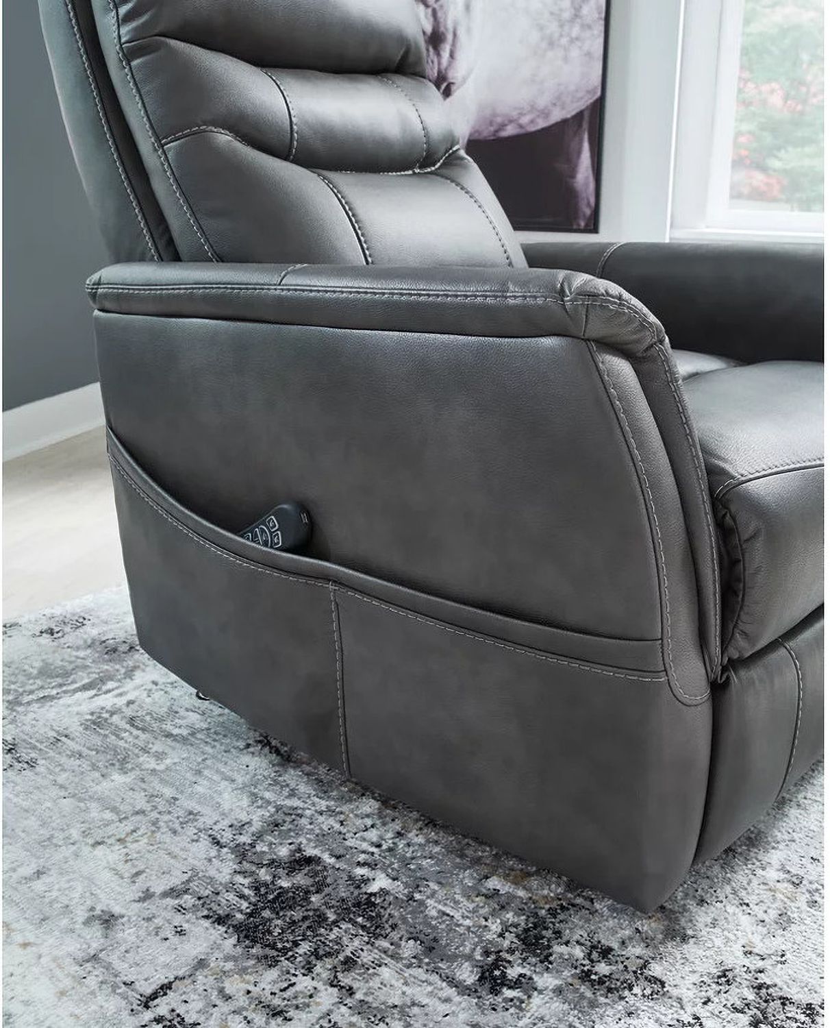 Strawbill Power Lift Recliner In Shadow 6390912