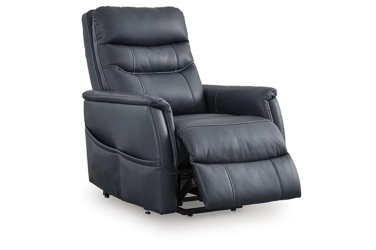 Strawbill Power Lift Recliner In Sapphire 6391012