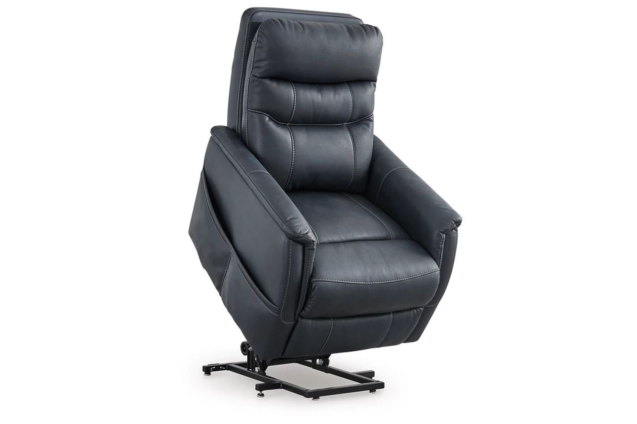 Strawbill Power Lift Recliner In Sapphire 6391012