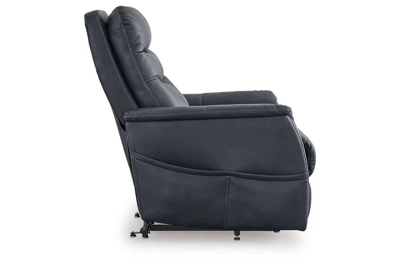 Strawbill Power Lift Recliner In Sapphire 6391012