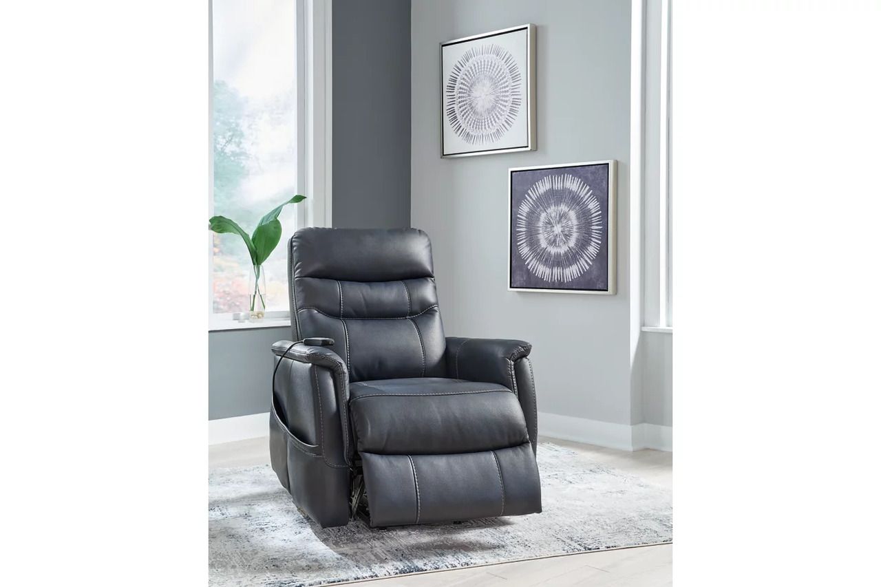 Strawbill Power Lift Recliner In Sapphire 6391012