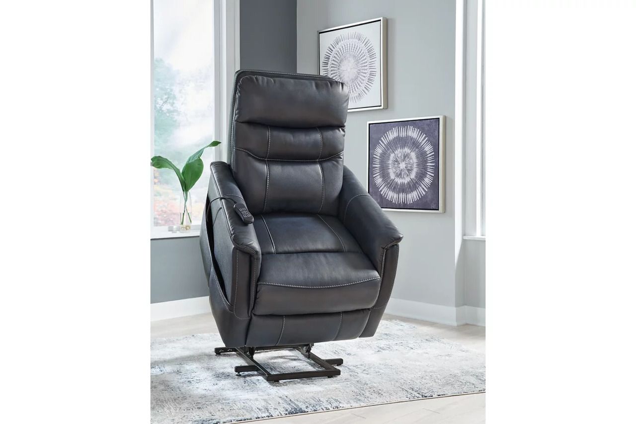 Strawbill Power Lift Recliner In Sapphire 6391012