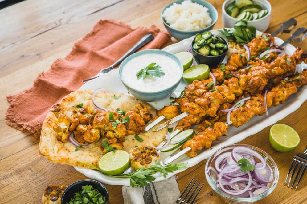 Rotisserie Shish-Kebab Skewer Set with Removable Skewers 64008