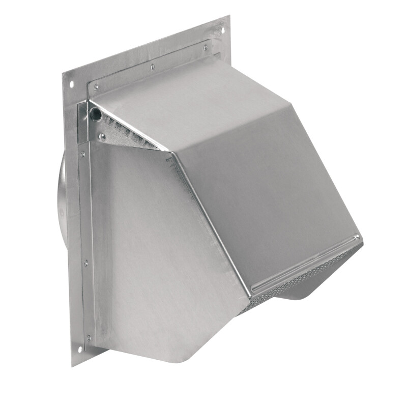 Broan Broan-NuTone Aluminum Wall Cap for 6" Round Duct with Backdraft Damper and Bird Screen Other 641 Picture 1