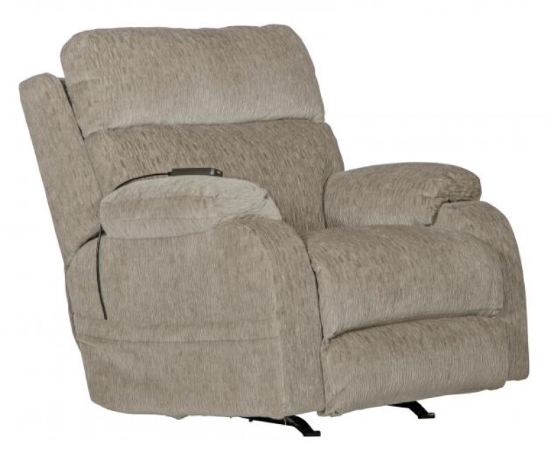 Refresher 4108 Power Headrest Power Rocker Recliner w/CR3 Heat/Msg/Lumbar 641082