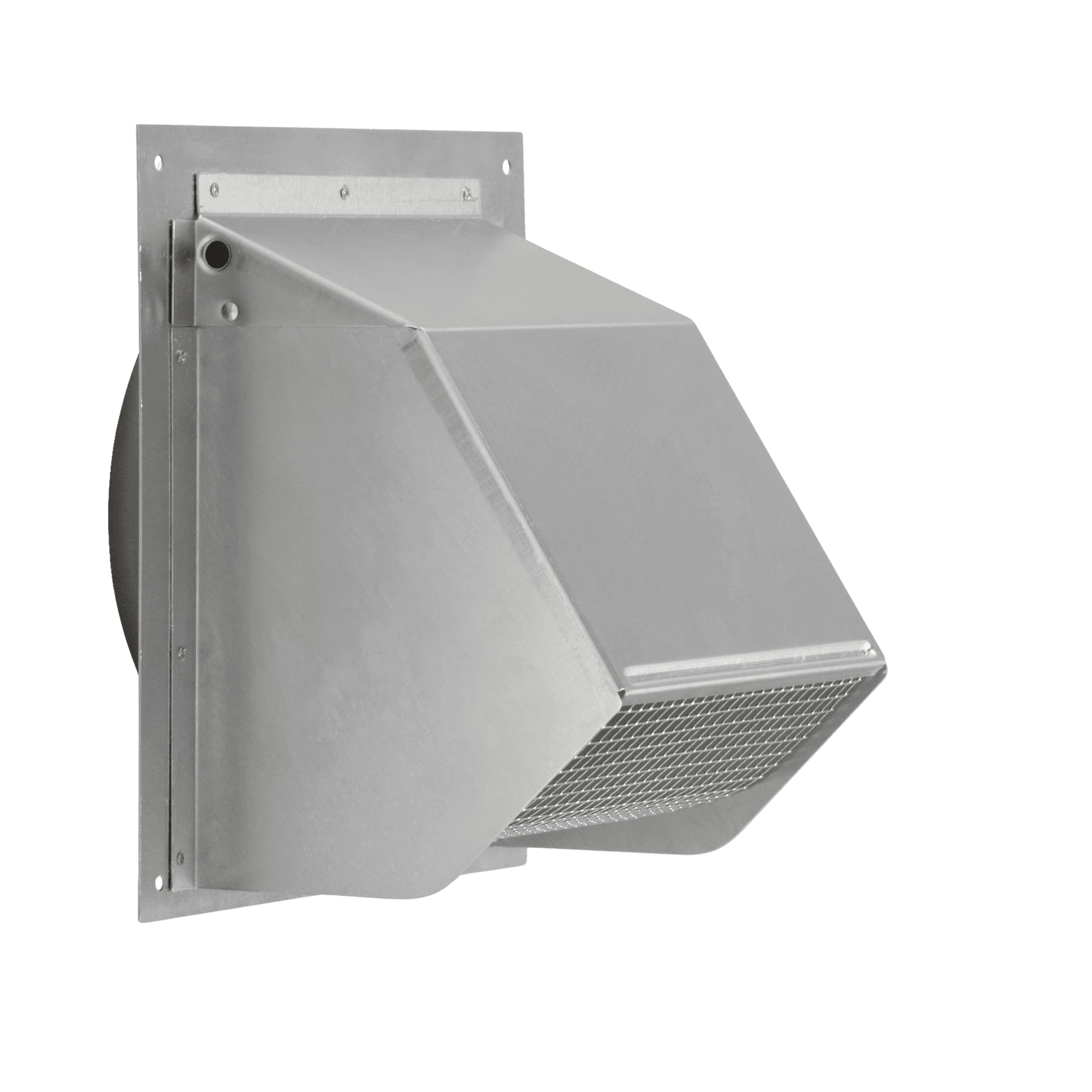 Aluminum Fresh Air Inlet Wall Cap For 6" Round Duct With Bird Screen 641FA