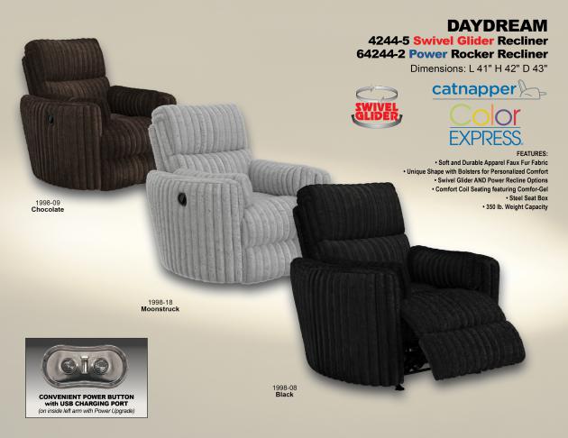 Daydream 4244 Power Rocker Recliner 642442
