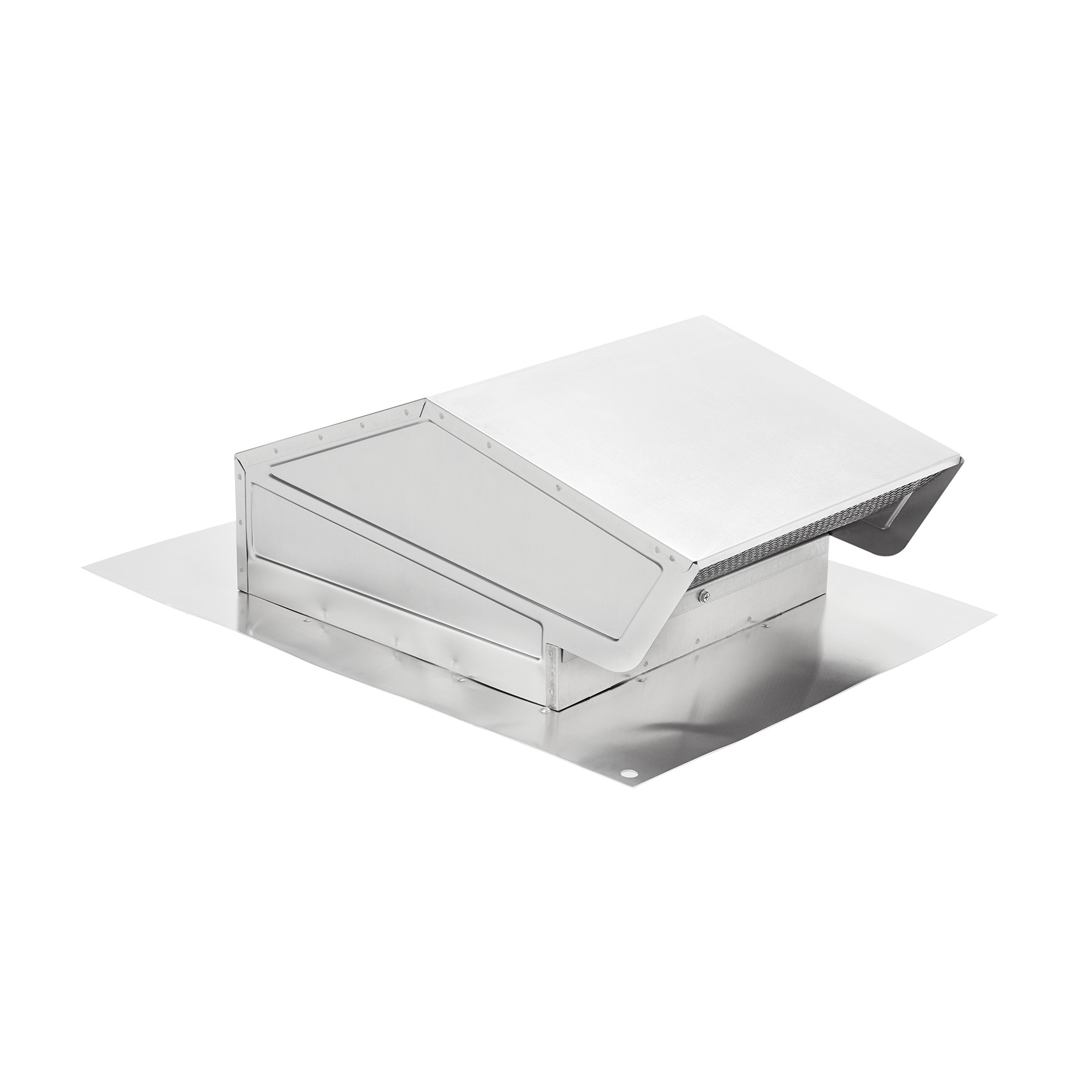 Roof Cap in Natural Aluminum Finish, 3-1/4-Inch x 10-Inch or up to 8-Inch round duct 644, product image 2 of 2