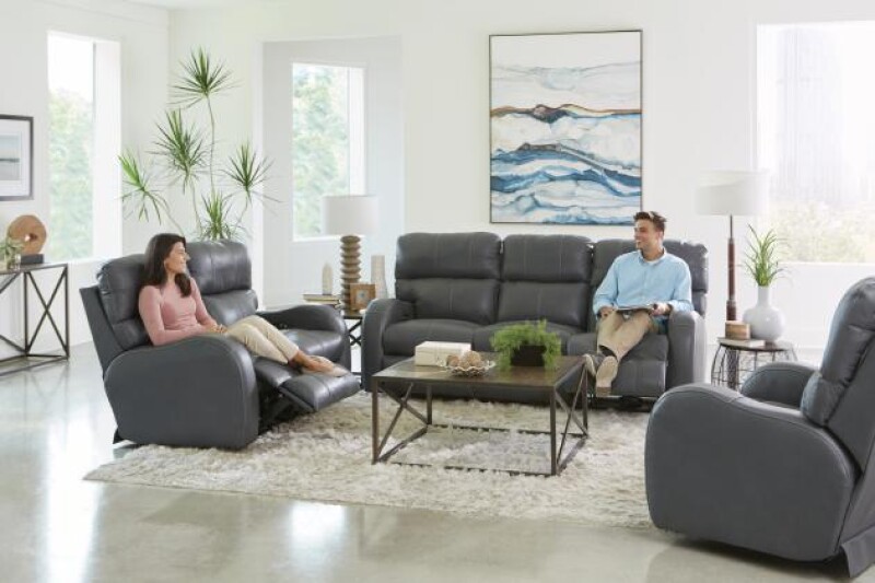 Angelo 446 Power Headrest Power LayFlat Recliner 644607