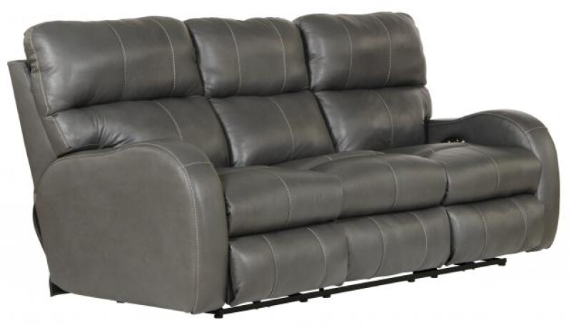 Angelo 446 Power Headrest Power LayFlat Reclining Sofa 64461