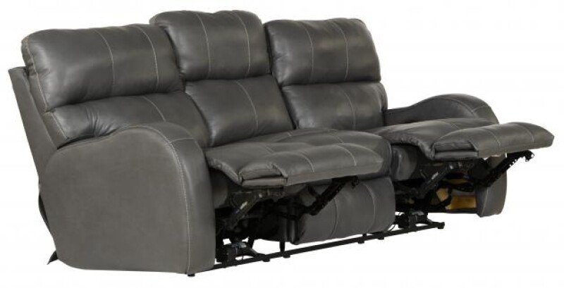 Angelo 446 Power Headrest Power LayFlat Reclining Sofa 64461
