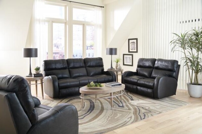 Angelo 446 Power Headrest Power LayFlat Reclining Sofa 64461