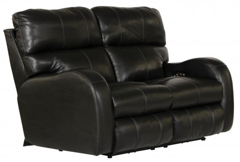 Power Headrest Power LayFlat Reclining Loveseat 64462