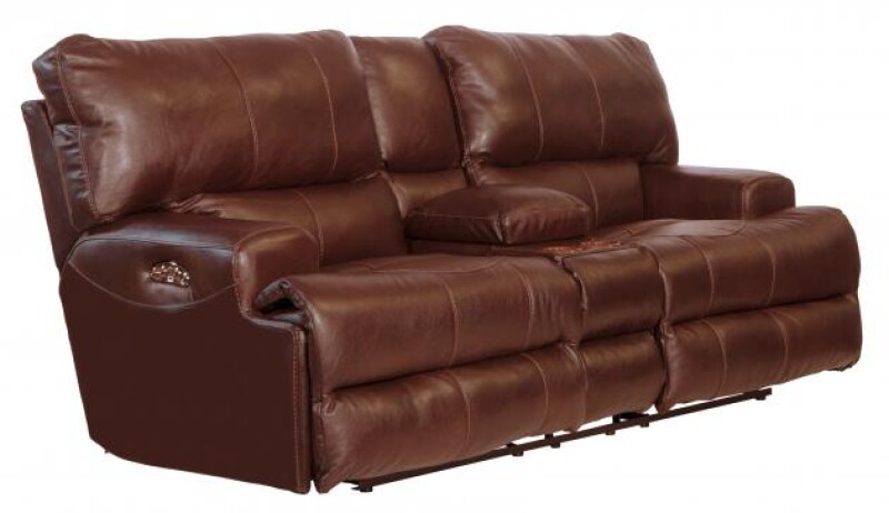 Wembley 458 Power Headrest Console Loveseat 64589