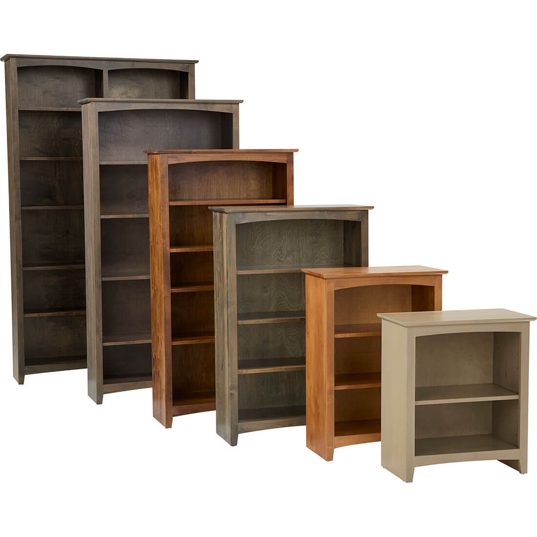 Shaker Bookcases Alder Bookcase 48 x 36 - 64836 64836