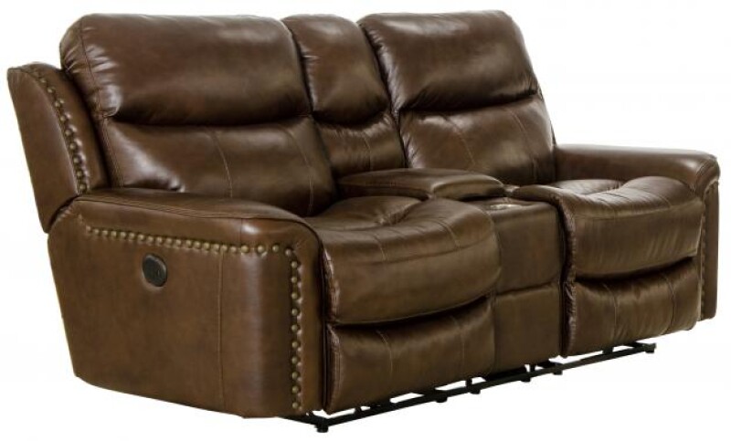 Ceretti 488 Power Reclining Console Loveseat 64889