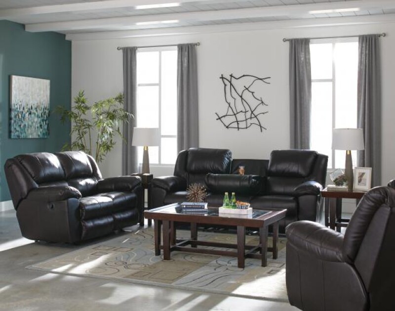 Transformer II 491 Power Ultimate Sofa w/3 Recliners & Drop Down Table 649145
