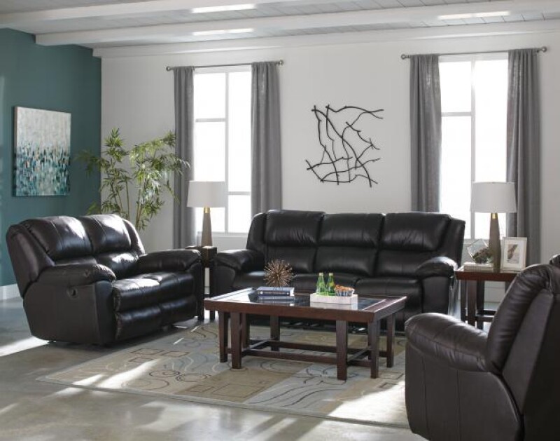 Transformer II 491 Power Ultimate Sofa w/3 Recliners & Drop Down Table 649145