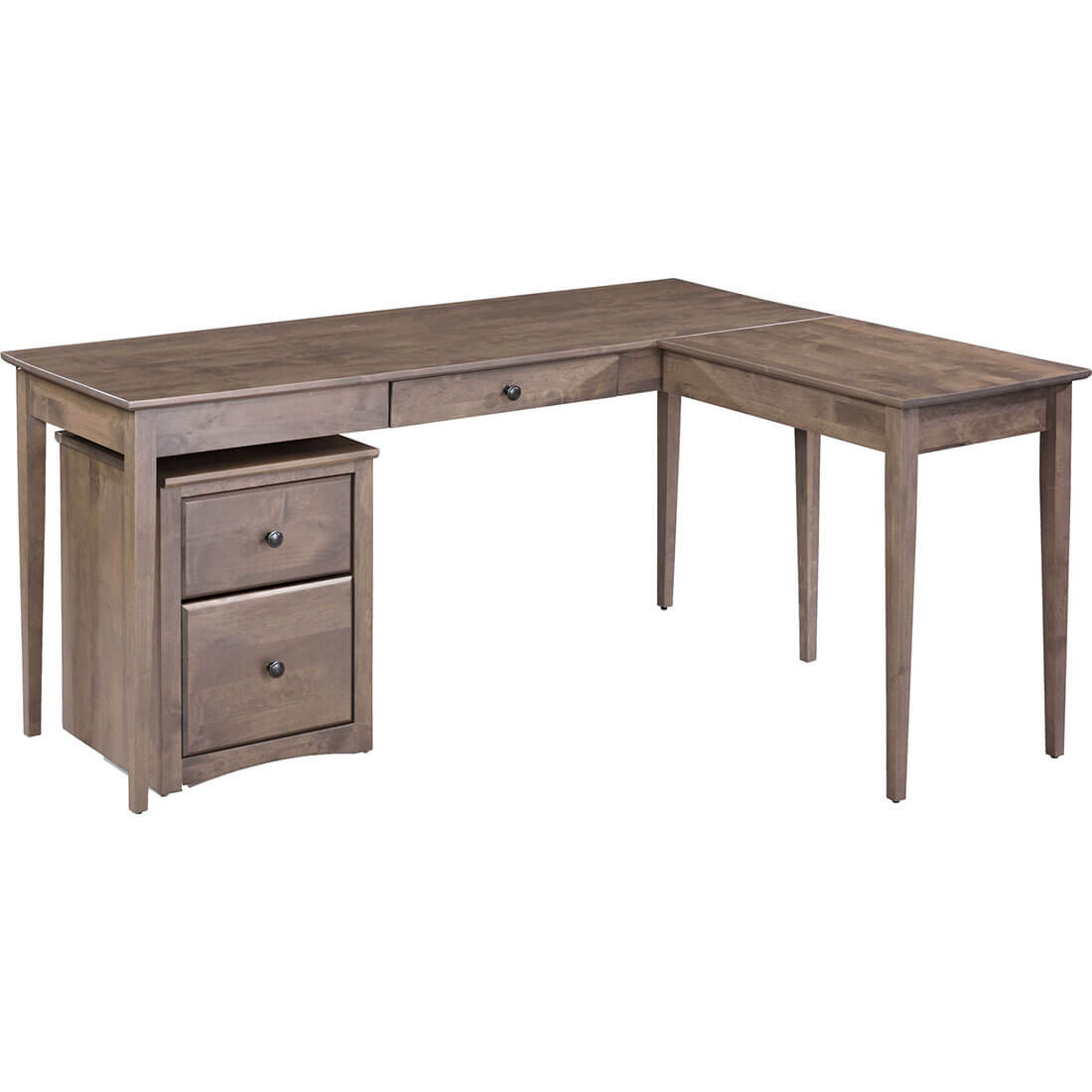 Modular Home Office Large Writing Desk with Universal Return - 6501 6501