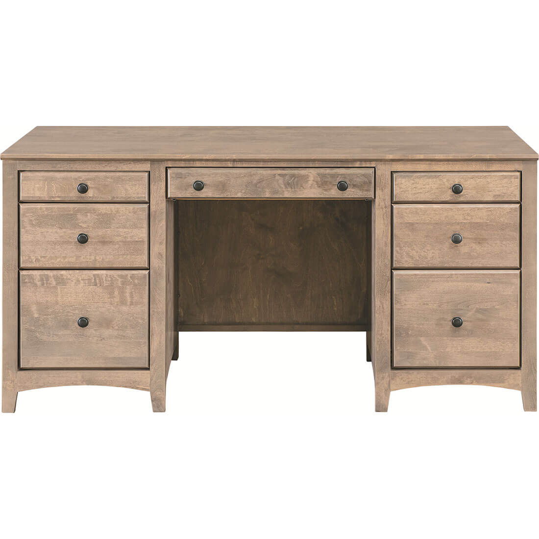 Modular Home Office Double Pedestal Desk - 6508 6508