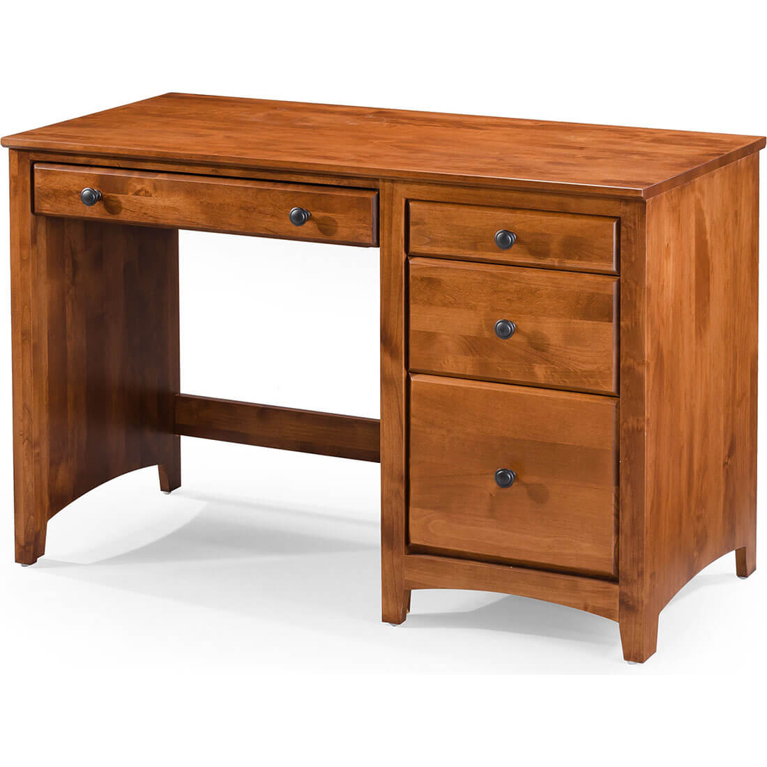 Modular Home Office 4 Drawer Desk - Flush Top - 6514 6514