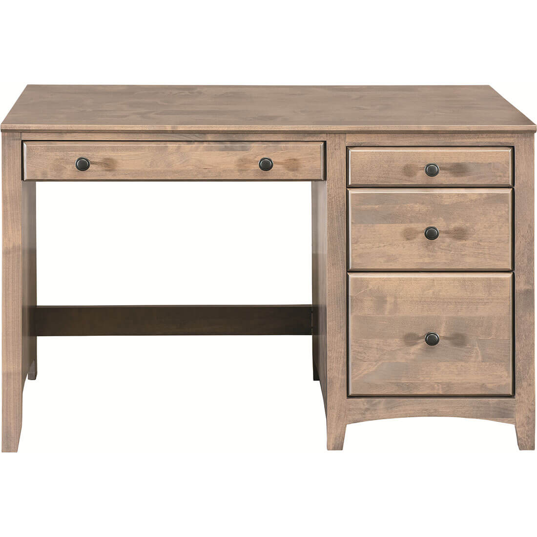 Modular Home Office 4 Drawer Desk - Flush Top - 6514 6514