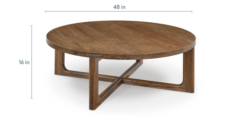 Reston Round Cocktail Table 65240605STORMGREY