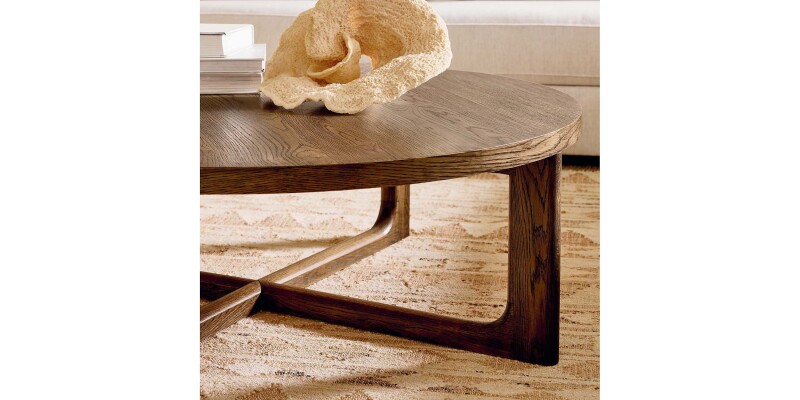 Reston Round Cocktail Table 65240605VWHITE