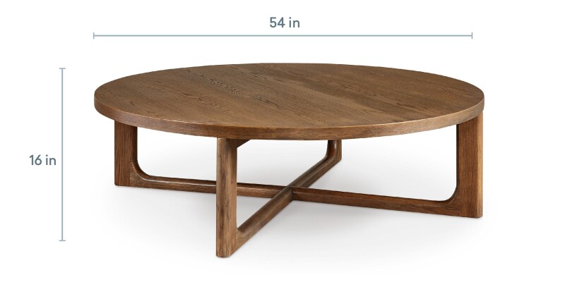 Reston Round Cocktail Table 65240606STORMGREY