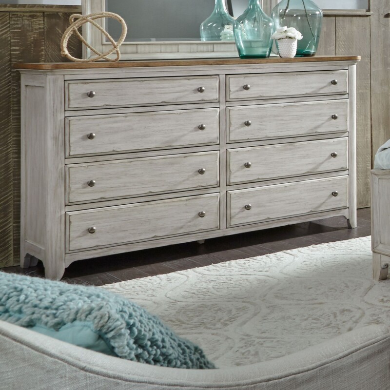 Farmhouse Reimagined 8 Drawer Dresser 652BR31
