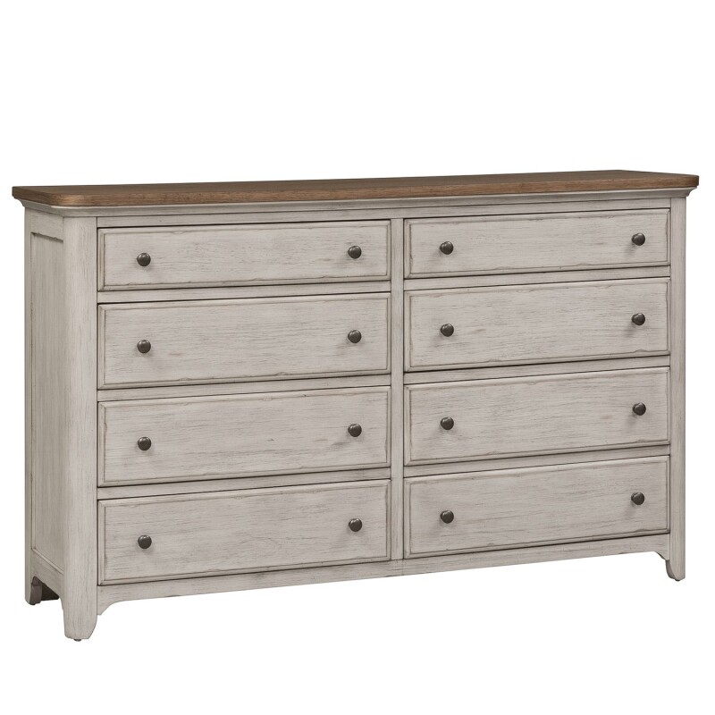Farmhouse Reimagined 8 Drawer Dresser 652BR31