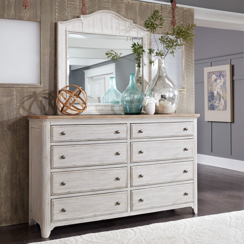Farmhouse Reimagined 8 Drawer Dresser 652BR31