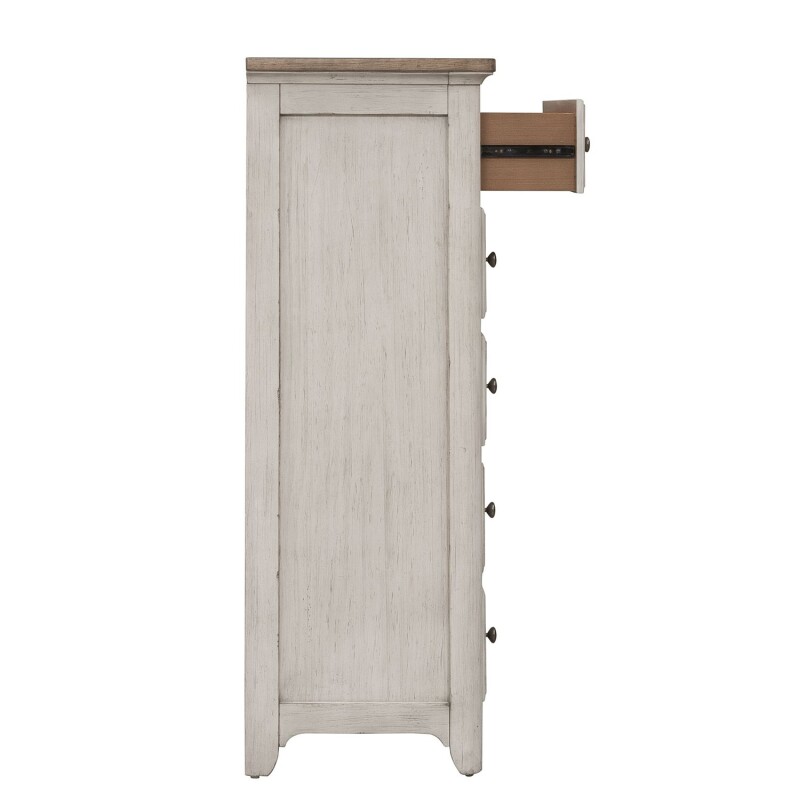 Farmhouse Reimagined 5 Drawer Chest 652BR41