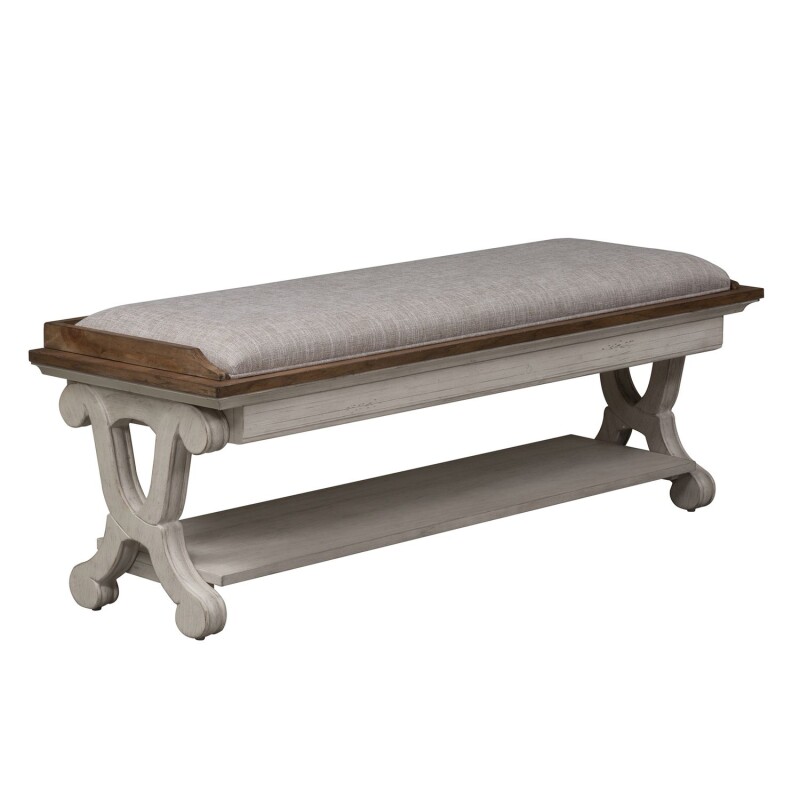 Farmhouse Reimagined Bed Bench 652BR47