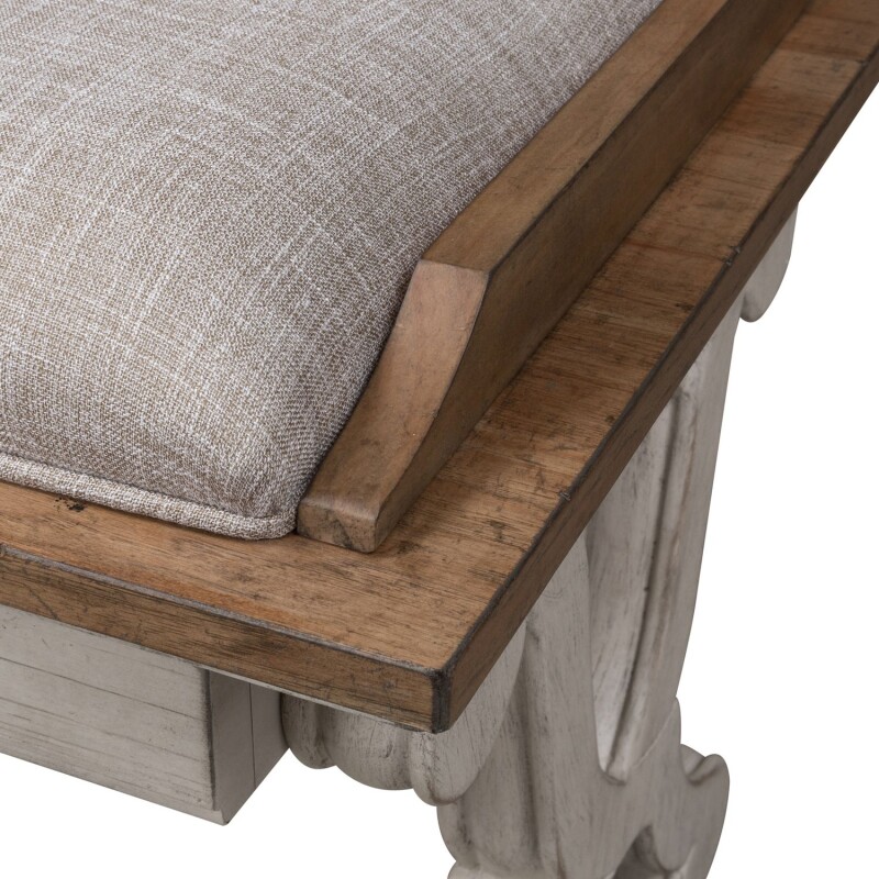 Farmhouse Reimagined Bed Bench 652BR47