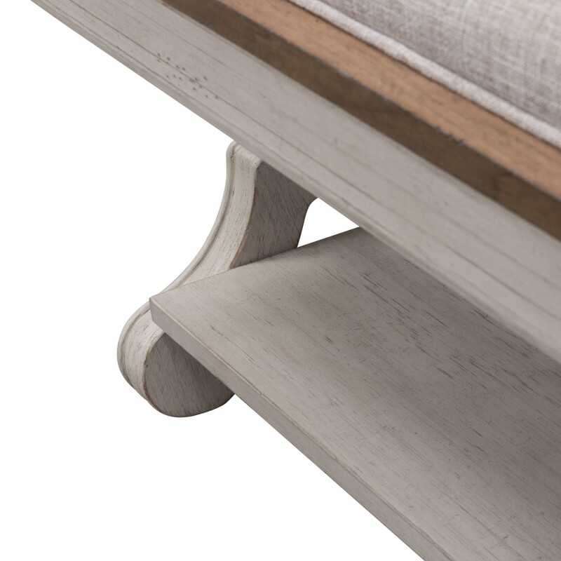 Farmhouse Reimagined Bed Bench 652BR47
