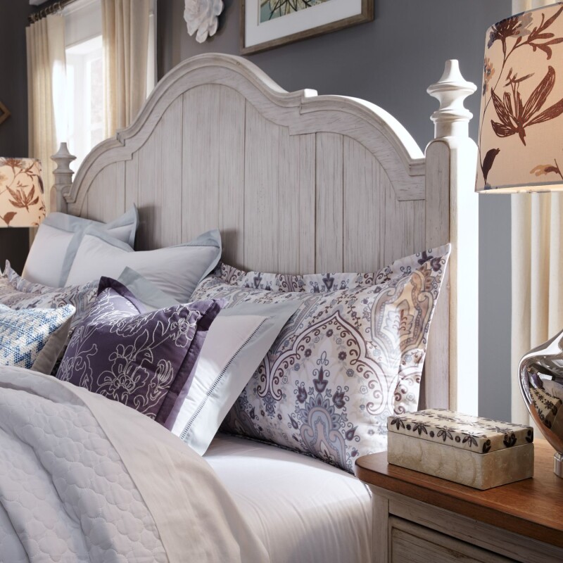 Farmhouse Reimagined Queen Poster Bed 652BRQPS
