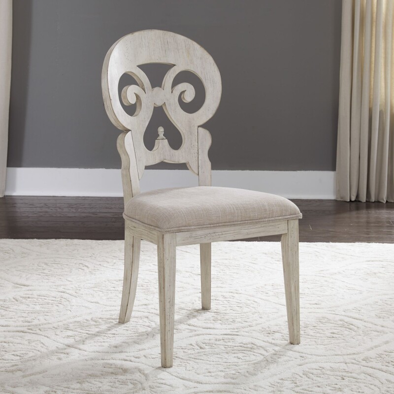 Farmhouse Reimagined 5 Piece Pedestal Table Set 652DR5PDS