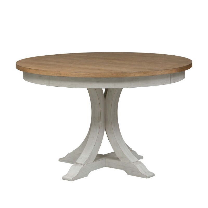 Farmhouse Reimagined Pedestal Table 652DRPDS