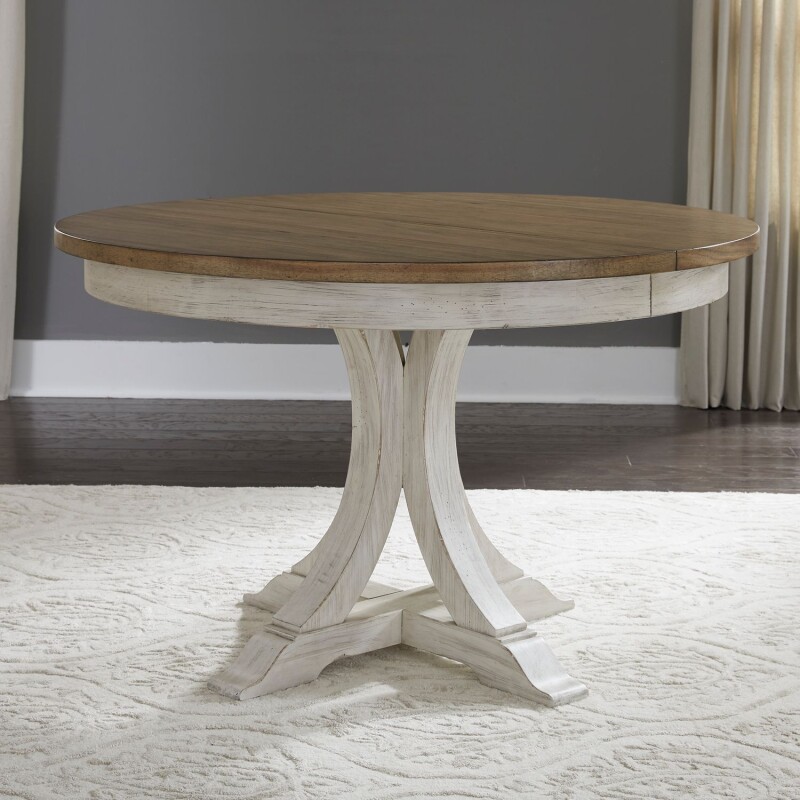 Farmhouse Reimagined Pedestal Table 652DRPDS