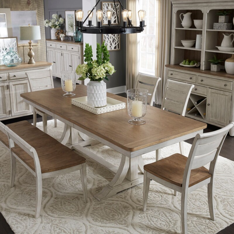 Farmhouse Reimagined Trestle Table 652DRTRS