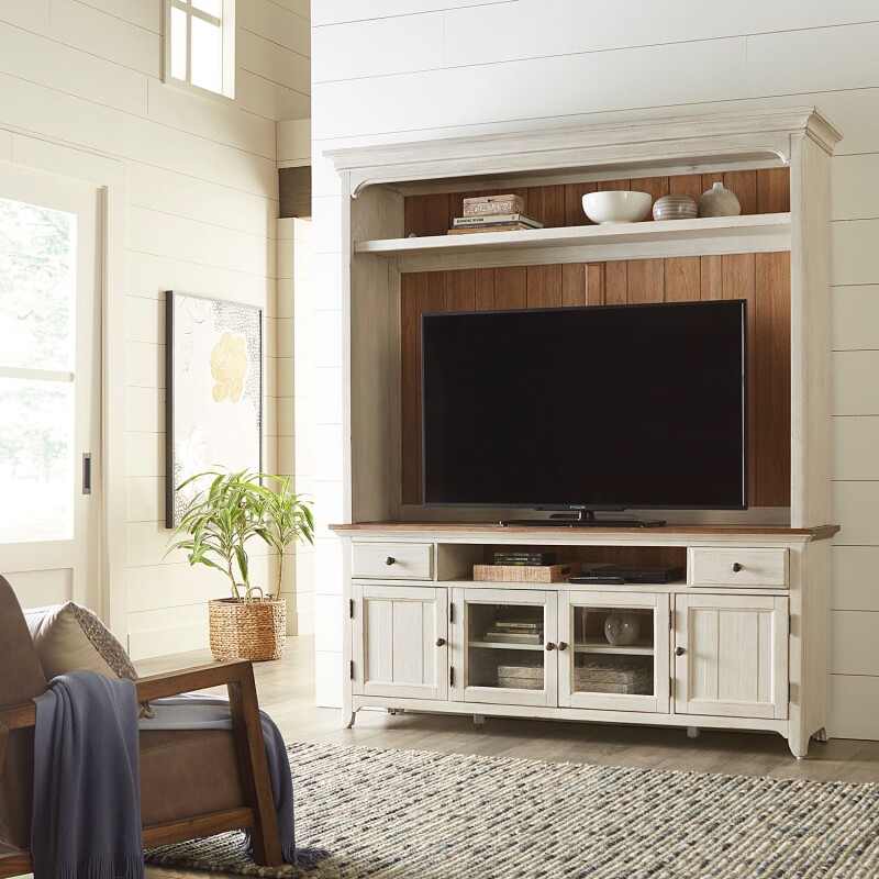 Farmhouse Reimagined Opt Entertainment Center 652ENTOEN