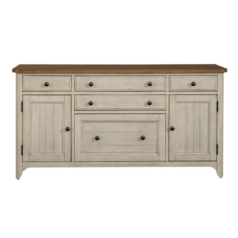 Farmhouse Reimagined Door Credenza 652HO120