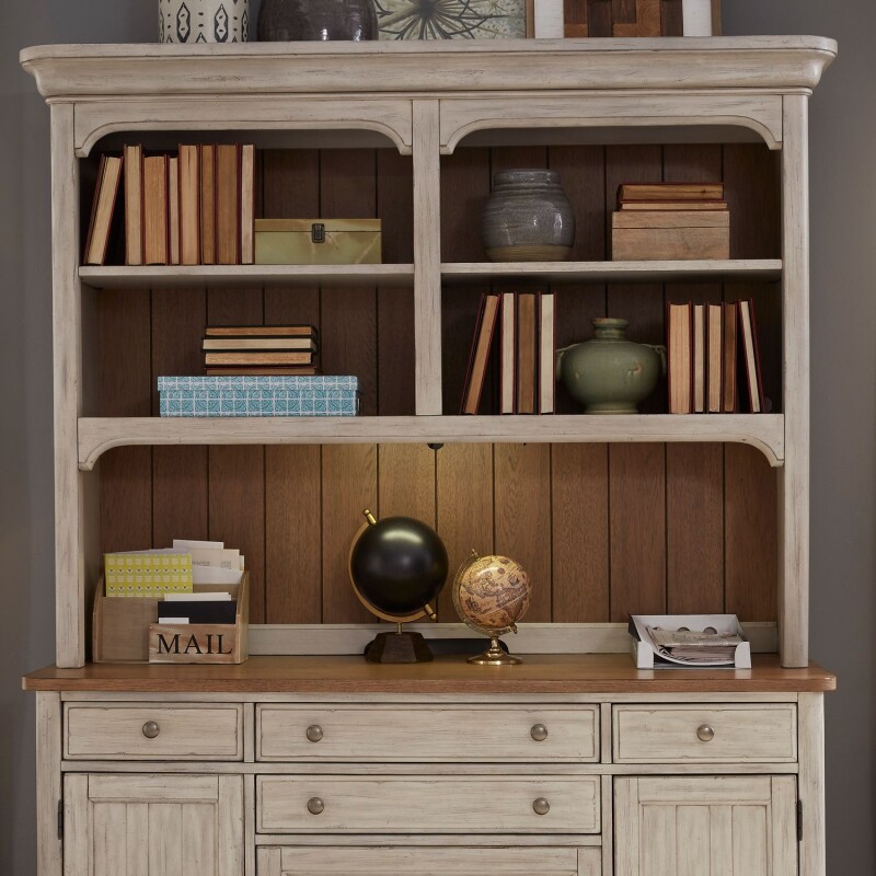 Farmhouse Reimagined Credenza Hutch 652HO131
