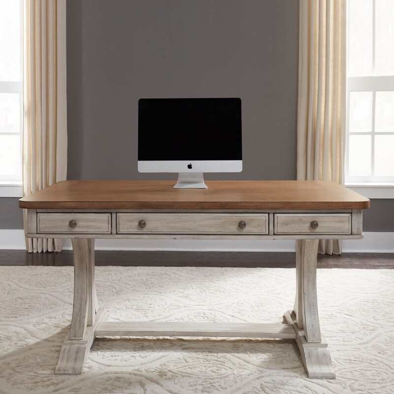 Farmhouse Reimagined 3 Piece Desk & Hutch Set 652HO3DH