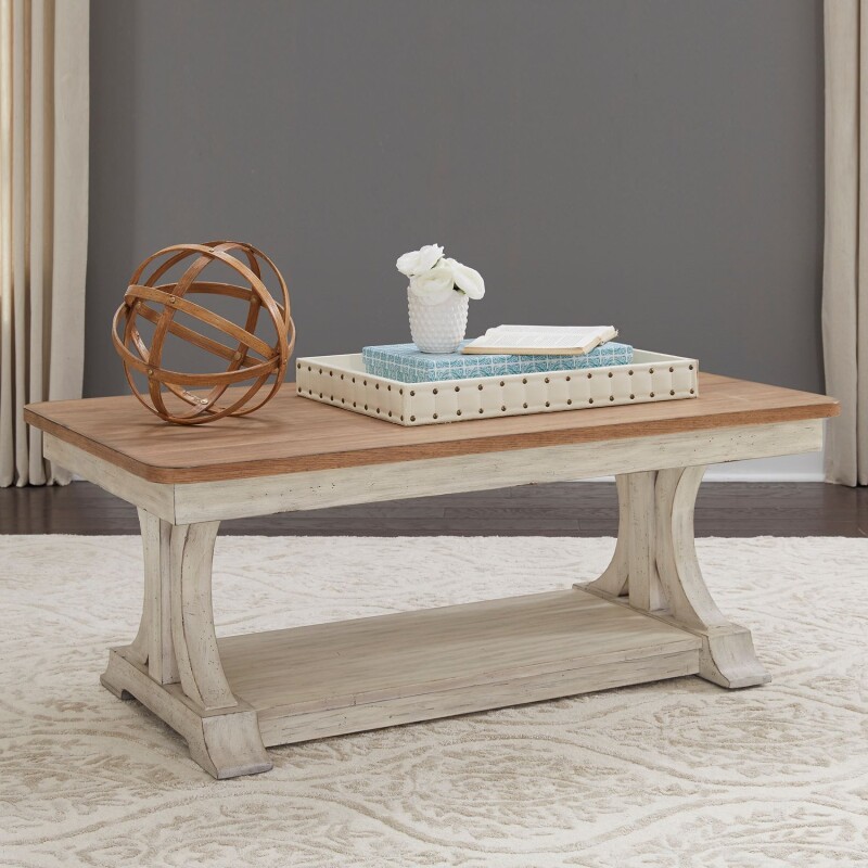Farmhouse Reimagined Rectangular Cocktail Table 652OT1010