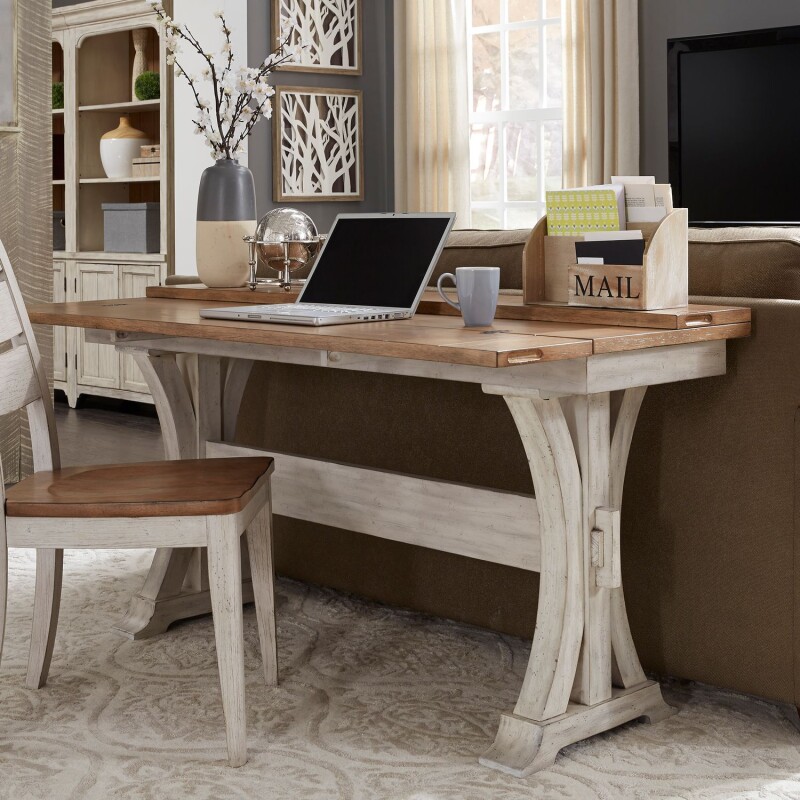 Farmhouse Reimagined Flip Lid Sofa Table 652OT1031