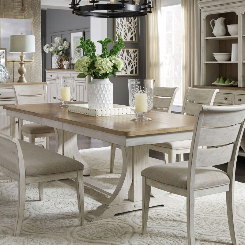 Farmhouse Reimagined Trestle Table Top 652T4096